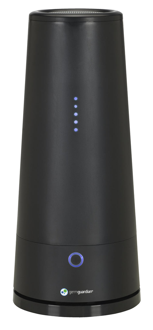 GermGuardian Tabletop Air Purifier & Sanitizer for Pets, Cooking, Laundry, Diapers, Room, Air Freshener for Small Rooms, Black, GG3000BCA