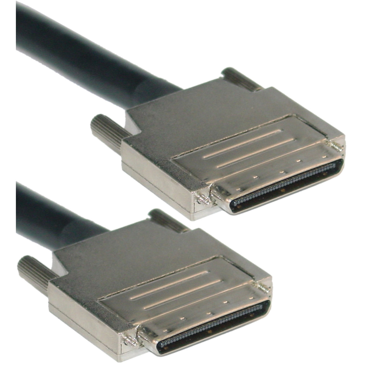CableWholesale SCSI III Cable, VHDCI 68 (0.8mm) Male, Offset Orientation, 6 Foot