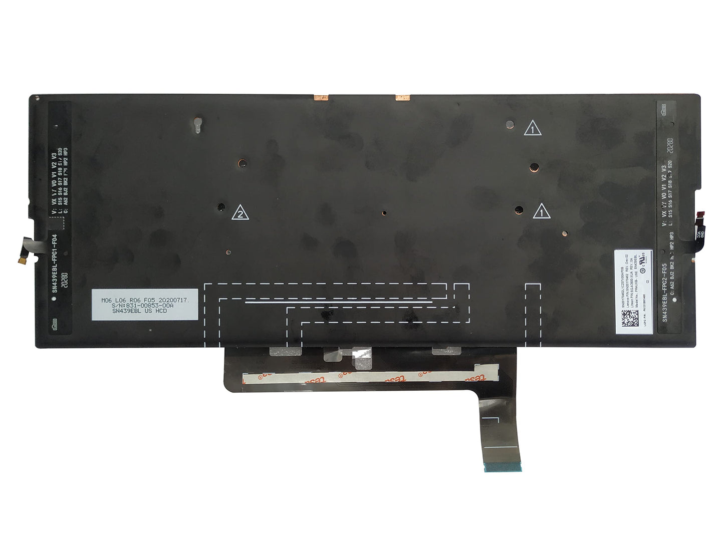 Laptop Replacement Keyboard Compatible for Lenovo IdeaPad Slim 9 14ITL05, 9-14ITL05 US Layout Backlit SN20Y70452 PK131SM1A00 AM1SM000600 5CB1B34804