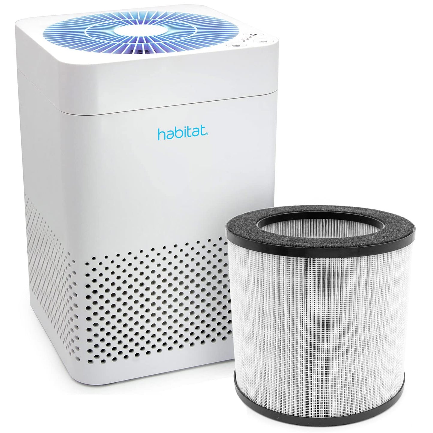 Habitat 150A(e) True HEPA Filtration System, Realtime Air Quality Sensor, Covers Up to 900ft², Removes 99.97% of Airborne Particles and Viruses