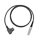 D-TAP to 2 Pin Male Power Cable Suitable for Teradek Z Cam ARRI RED DJI TILTA Paralinx Preston Transvideo Offhollywood Switronix Panasonic (Straight)