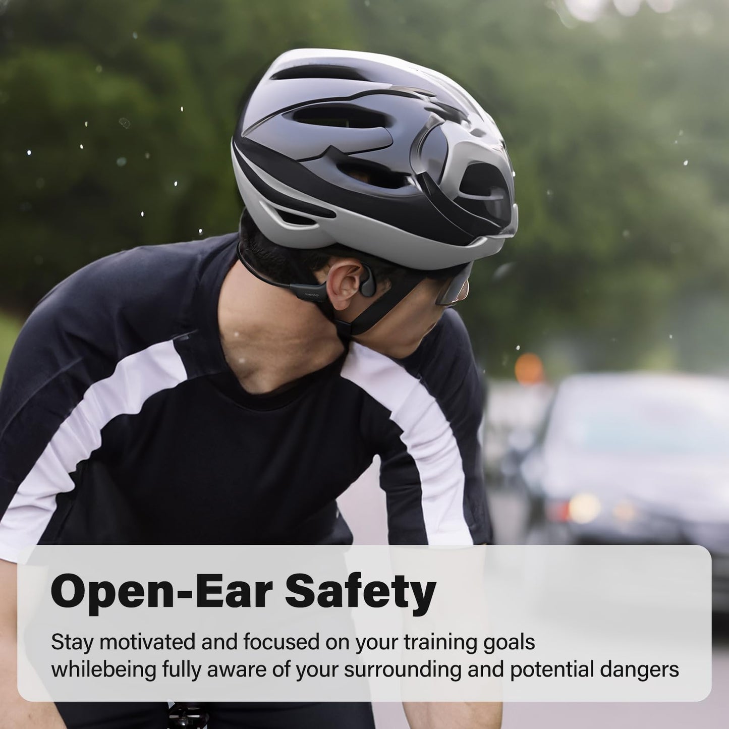 Yistao Bone Conduction Headphones, Open Ear Headphones Wireless Earphones, 32GB MP3, 8 Hours Playtime, Bluetooth 5.3, IP68 Waterproof Earphones…
