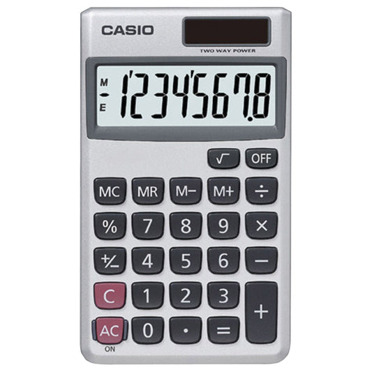 Casio SL-300SV Standard Function Desktop Calculator | General Purpose | Large 8-Digit Display | Pocket Size | Basic Math Functions| Ideal for Home