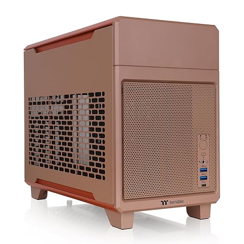 Thermaltake TR100 SFF Chassis; mITX Support; 18.9 Liters; PCIe 4.0 Riser Cable Included; 360mm GPU Clearance; 280mm Radiator Support; Removable PCIe