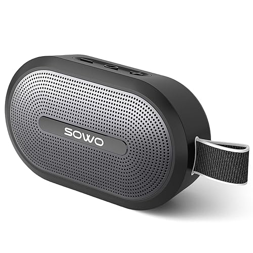 SOWO Wireless Portable Small Speaker, Ultra Magnetic Bluetooth Speaker for Golf Cart, Coverless IP67 Waterproof, 24 H Playtime, Pro Sound, Clip