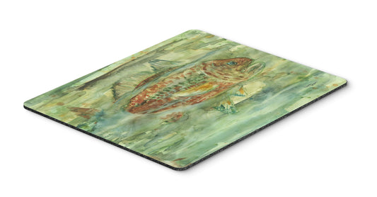 Caroline's Treasures 8960MP Abstract Red Fish Mouse Pad, Hot Pad or Trivet for Home Office Gaming Working Computers Laptop Mouse Mat,Washable Large