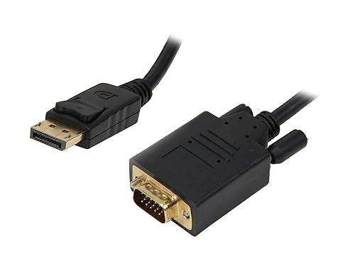Nippon Labs DP-VGA-15 15-Feet Display Port Male to VGA Male 28 AWG Cable