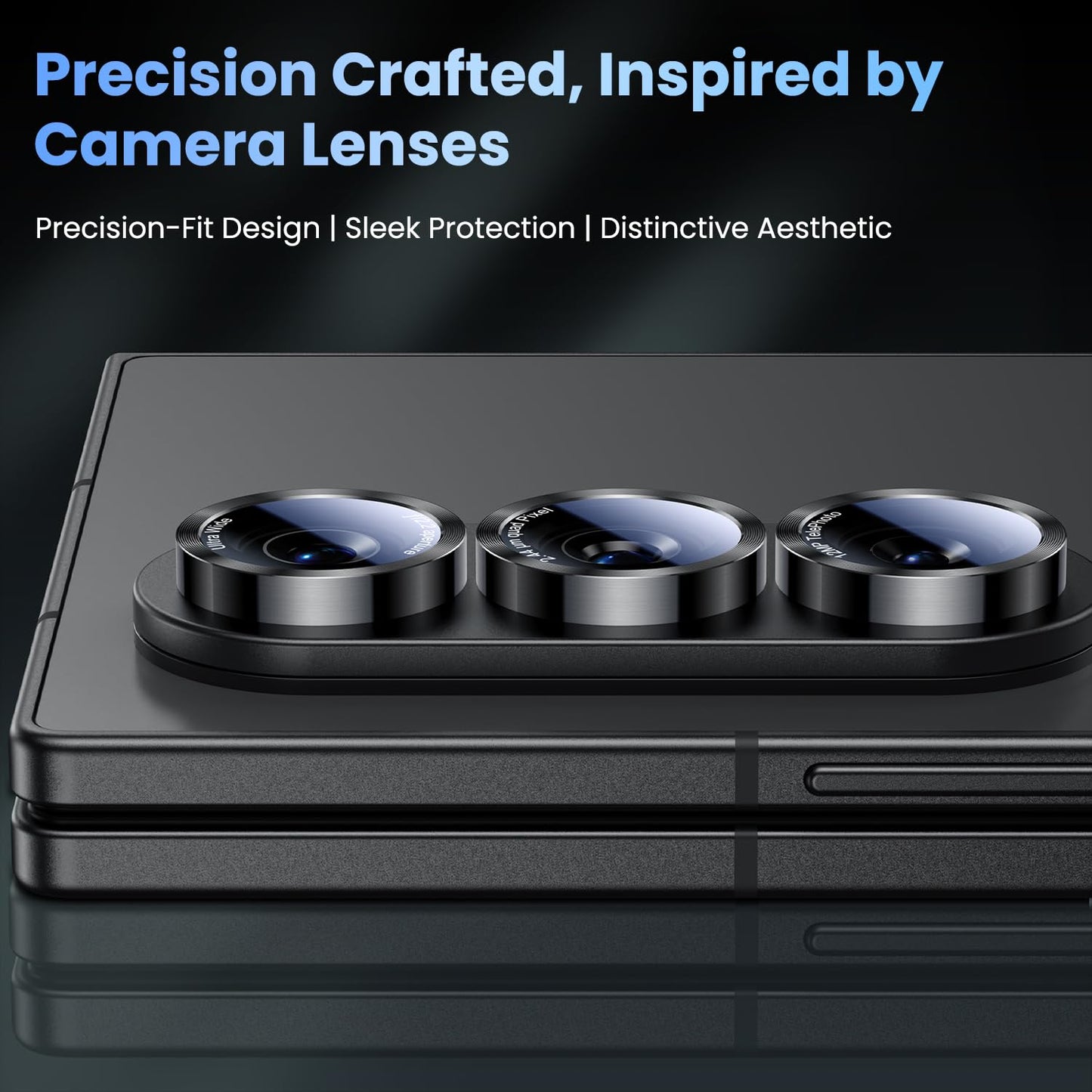 Uyiton for Samsung Galaxy Z Fold 7 Camera Lens Protector, Unique Design