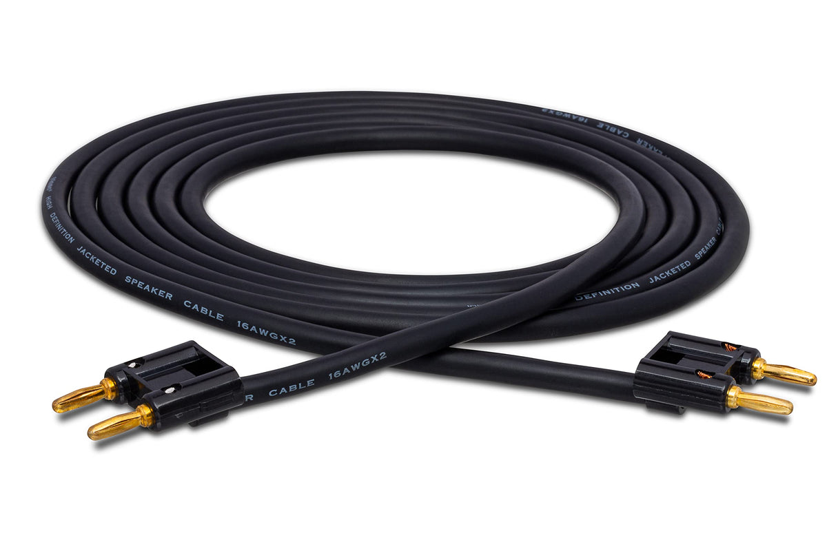 Hosa SKJ-675BB Dual Banana to Dual Banana Speaker Cable, 75 Feet