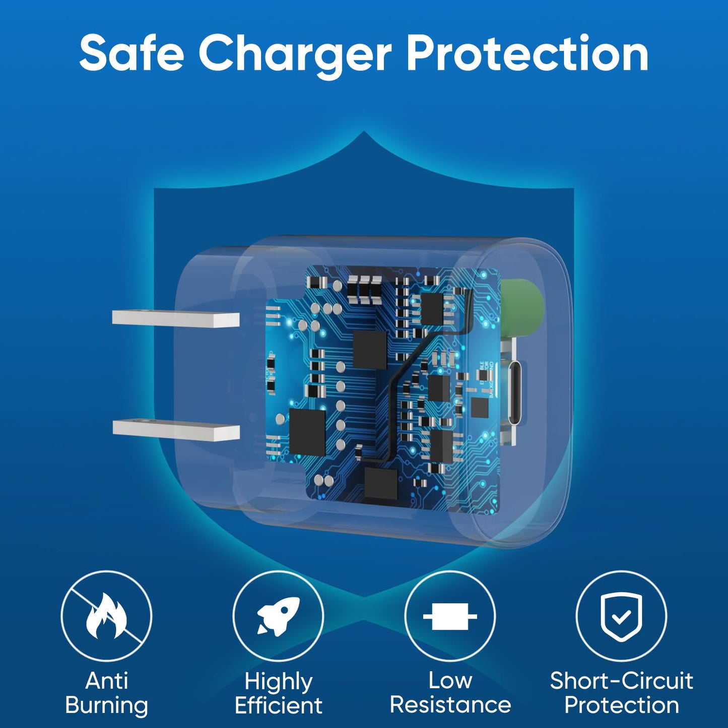 iPhone 16 15 Charger Fast Charging, 30W USB C Charger Block 10FT Cable for iPhone 15 16 Plus Pro Max/iPad Pro/AirPods, PD USBC Power Adapter Wall Plug