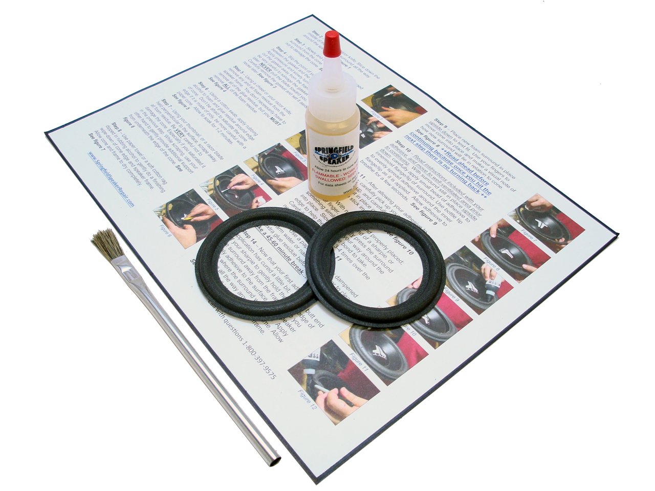 Pioneer 3" Speaker Foam Surround Repair Kit - 3 Inch