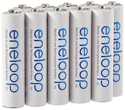 Eneloop TS-9RO6-4EQX AAA 4th generation 800mAh Min. 750mAh NiMH Pre-Charged Rechargeable Battery with Holder Pack of 10