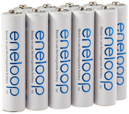 Eneloop TS-9RO6-4EQX AAA 4th generation 800mAh Min. 750mAh NiMH Pre-Charged Rechargeable Battery with Holder Pack of 10