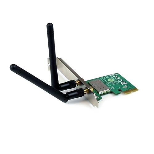 StarTech.com PCI Express Wireless N Card - 300 Mbps PCIe 802.11 b/g/n Network Adapter Card - 2T2R 2.2 dBi - PCIe Wireless Desktop Card , TAA