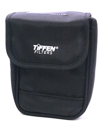 Tiffen 4565BLTPCH6 4X5.65 6 Pocket Camera Lens Filter Pouch with Belt Loop Black