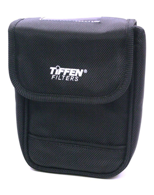 Tiffen 4565BLTPCH6 4X5.65 6 Pocket Camera Lens Filter Pouch with Belt Loop Black