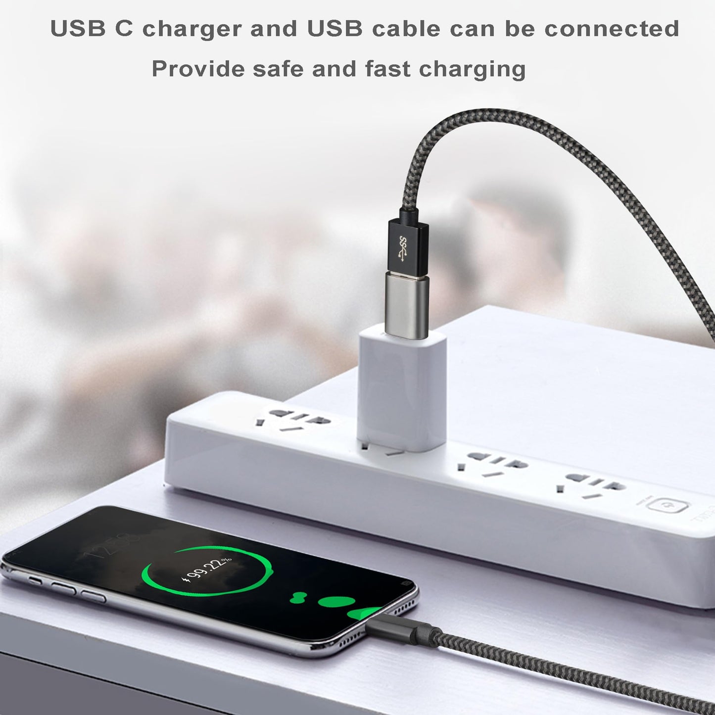 USB C to USB Adapter 3.1 Gen 2, 10Gbps USB to usbc Adapter, USB-c Male to USB 3.0 A Female USB 3.2 Type C OTG Converter for MacBook pro Laptop PC…
