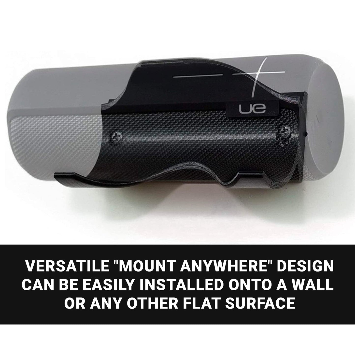 Spartan Mounts Compatible with Ultimate Ears Boom 2 Bluetooth Speakers | Low Profile Wall Mount Anywhere Design for Home, Office, Studio, Garage