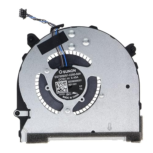 Replacement L09537-001 CPU Cooling Fan for HP ProBook 640 G4 645 G4 EG75050S1-C050-S9A 6033B0068201