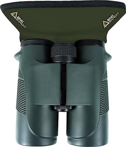 Slicker Bino Bandit - Blocks Glare, Improves Visual Acuity and Reduces Eye Fatigue. FITS All Binoculars, OD Green