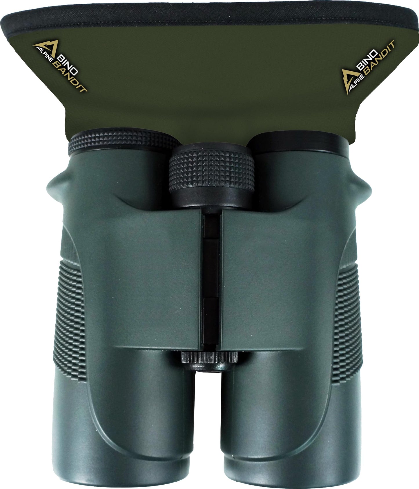 Slicker Bino Bandit - Blocks Glare, Improves Visual Acuity and Reduces Eye Fatigue. FITS All Binoculars, OD Green
