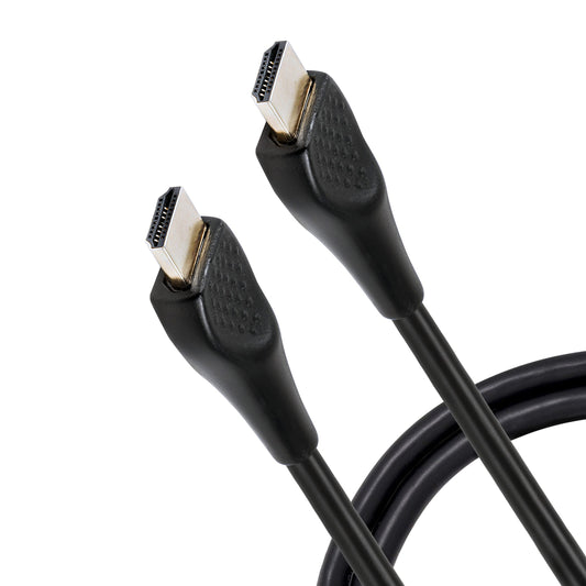 Philips 4K HDMI Cable, 6 ft. 1080p 120Hz 4K 60Hz, HDMI 2.0 10.2Gbps Ethernet, EZ Grip Connector Heads, Gold Connectors, for TV, Monitor, Laptop, PS4
