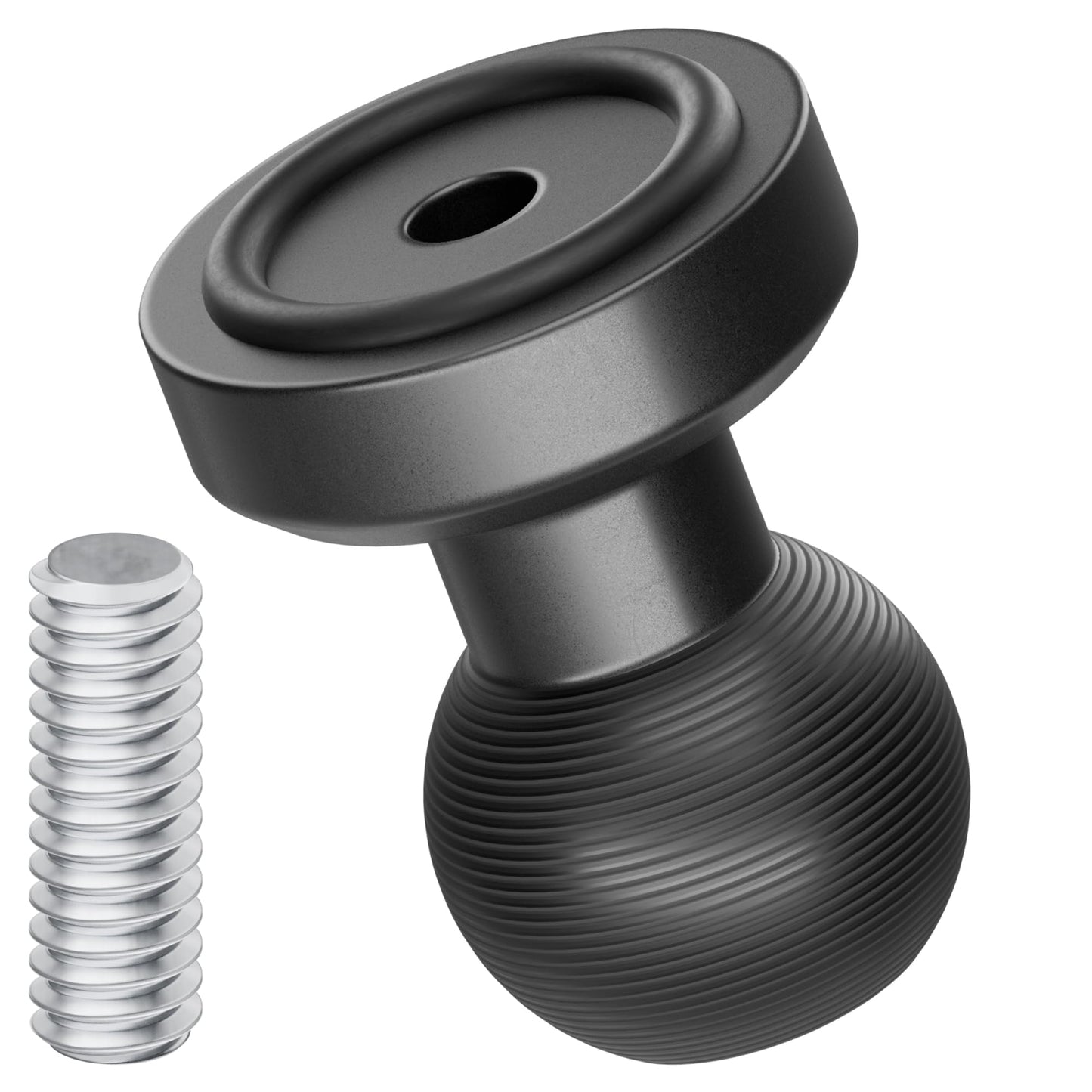 Tackform 20mm Ball with 1/4"-20 Male and Female Connection | 2 in 1 Camera Tripod Adapter | 6061-T6 Aluminum | NOT Compatible with 1" / B Sized