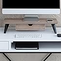 Anji Mountain Monitor Stand - Desktop Organizer & Laptop Riser, Ergonomic Monitor Riser, Space-Saving Monitor Stand for Desk, Durable Construction