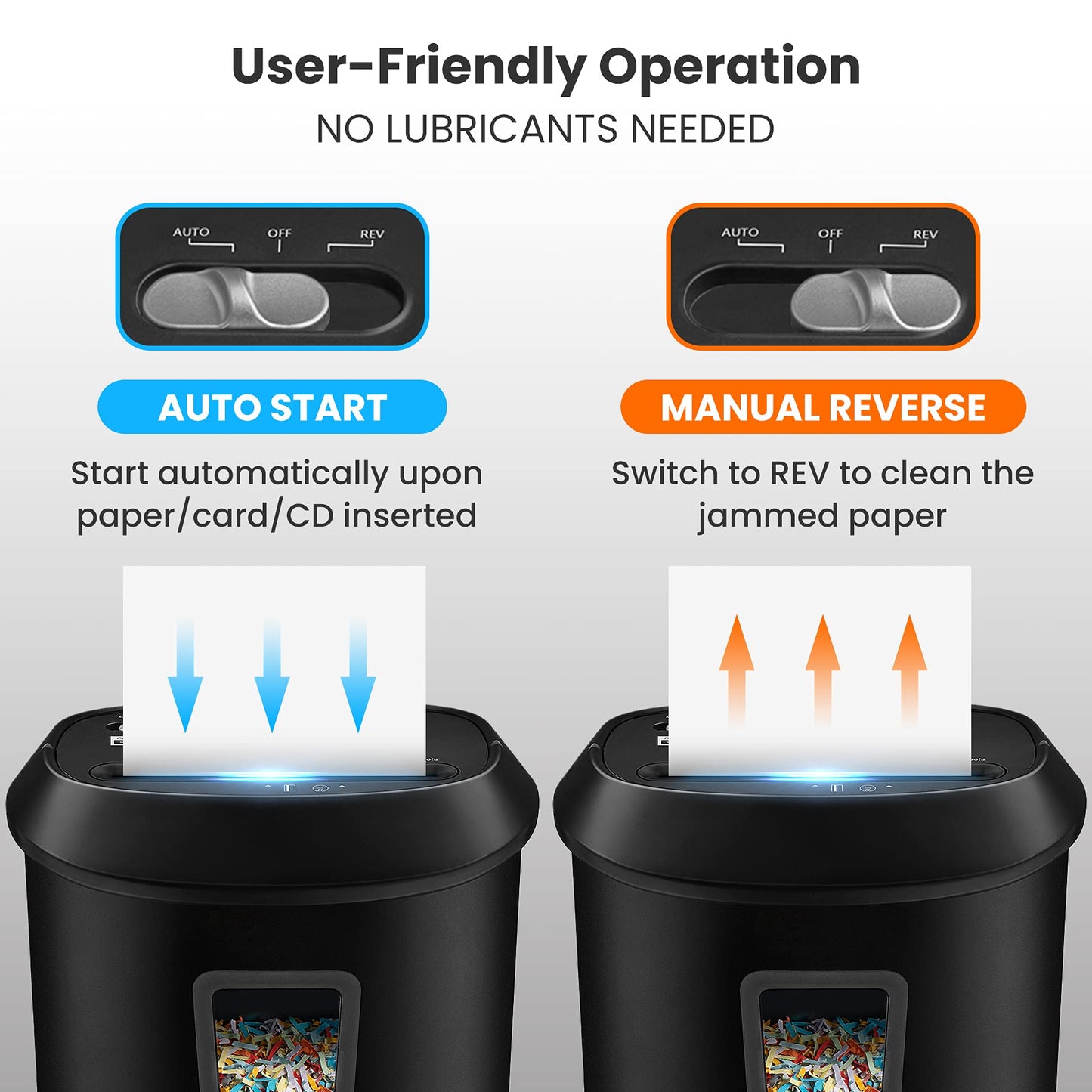 VidaTeco Paper Shredder 14-Sheet Cross-Cut Shredder with US Patented Cutter,Also Shreds Card/CD,Heavy Duty Paper Shredding Machine for Home