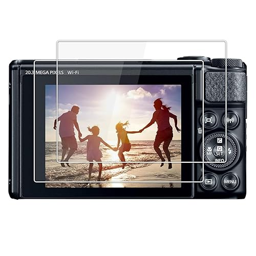 kinokoo Screen Protector Compatible for Canon PowerShot SX740 HS SX730 HS Camera, 0.25mm Ultra Thin 9H Hardness SX740 HS Tempered Glass Film with High