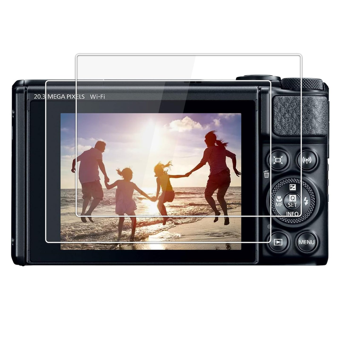 kinokoo Screen Protector Compatible for Canon PowerShot SX740 HS SX730 HS Camera, 0.25mm Ultra Thin 9H Hardness SX740 HS Tempered Glass Film with High