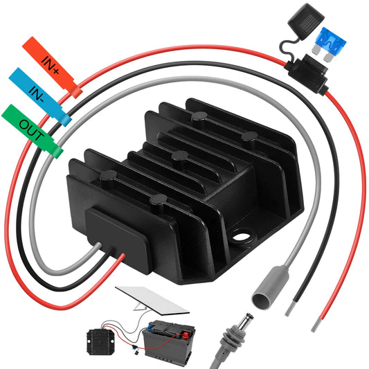 Starlink Mini Power Supply Starlink Mini 12V Adapter 12V/24V to 30V 3.5A, Waterproof DC Step Up Converter with Female Plug 9-28V Input…