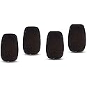 Shure ACVG4WS-B Black Foam Windscreen for Centraverse Gooseneck Condenser Microphones (Contains Four)