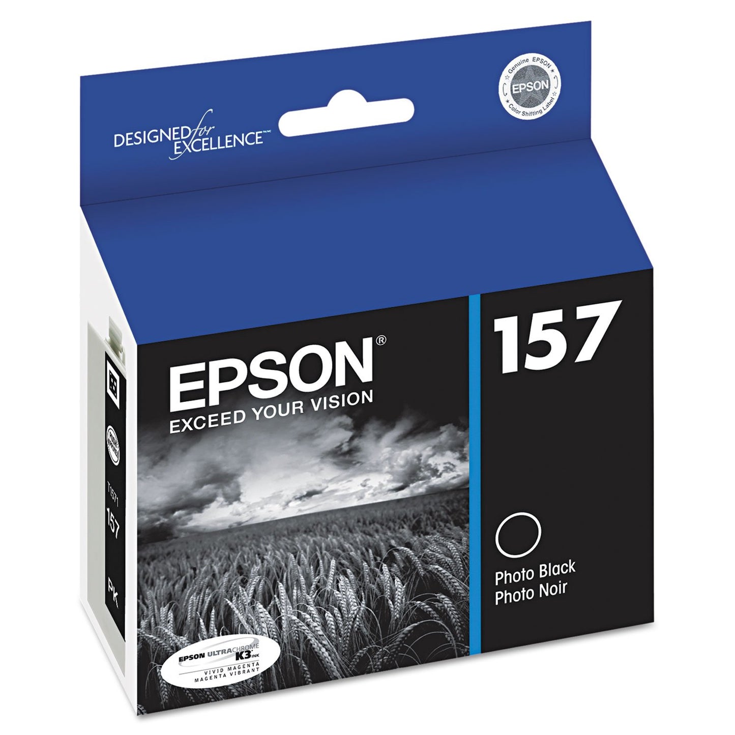 Epson UltraChrome K3 157 -Inkjet -Cartridge T157120 Photo Black