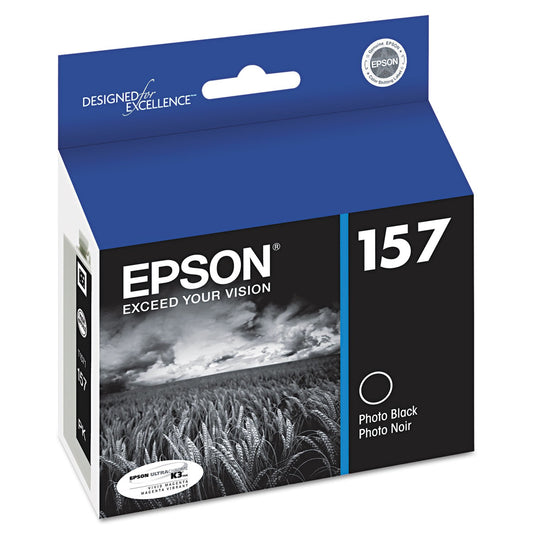 Epson UltraChrome K3 157 -Inkjet -Cartridge T157120 Photo Black