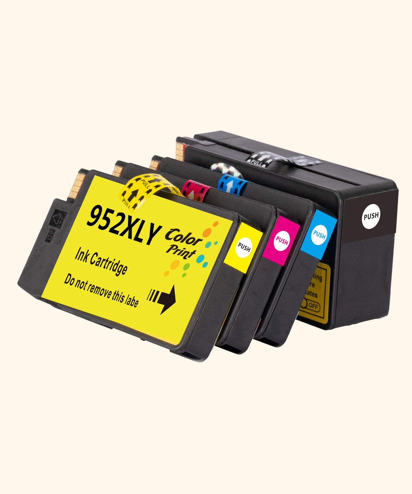 4-Pack Upgraded Chip Colorprint Compatible 952XL 952 Ink Cartridge for OfficeJet Pro 8710 8720 8740 8216 8200 8210 8218 8700 8724 8725 8726 8727 8728