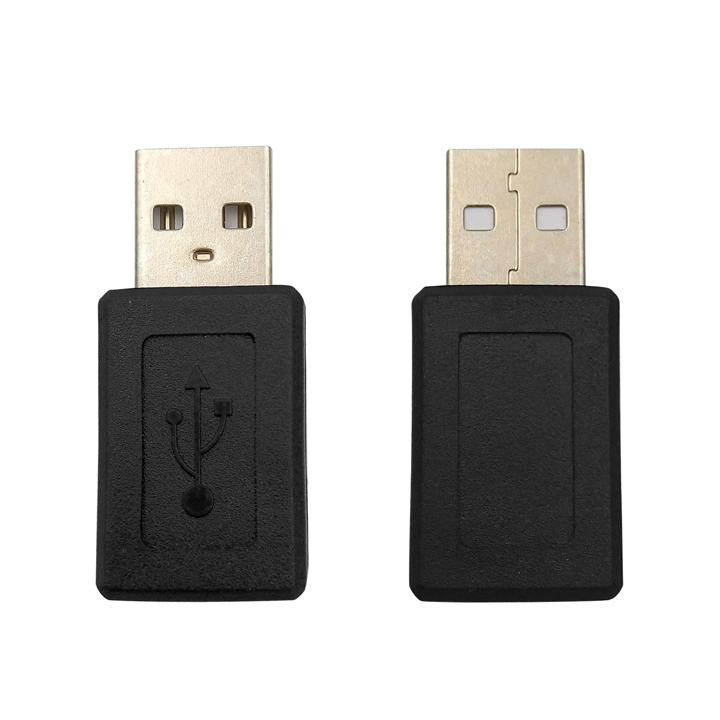 Posdou USB 2.0 Male to Micro USB Female Connector Adapter (2 Pack)