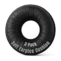 Replacement Headband Earpads Made of Leatherette with Soft Foam Interior, Set of 3 - Compatible with Mitel 5330/5340/5361; Plantronics CS50/CS55/CS60