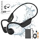 Banoshalo Swimming Headphones - IPX8 Waterproof, Bone Conduction, Wireless Bluetooth 5.3, MP3 Dual Mode, Stores 2500+ Songs, Underwater High Sound…
