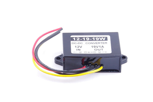 KNACRO DC 12V 10-17V Step-Up to DC 19V 1A 19W Weatherproof Power Supply Module Converter Regulator Booster