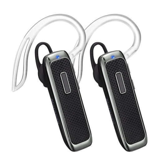 Marnana Bluetooth Headset, Hands-Free Wireless Earpiece w/ 18 Hours Playtime and Noise Cancelling Mic for iPhone Samsung Android Cellphone Truck