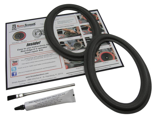 Standard 6 Inch x 9 Inch Foam Speaker Repair Kit FSK-6 x 9 (Pair)