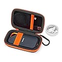 Hard Case for SanDisk Extreme Pro/SanDisk Extreme Portable External SSD 500GB 1TB 2TB, Travel Case Protective Cover Storage Bag, for Samsung T7 Shield