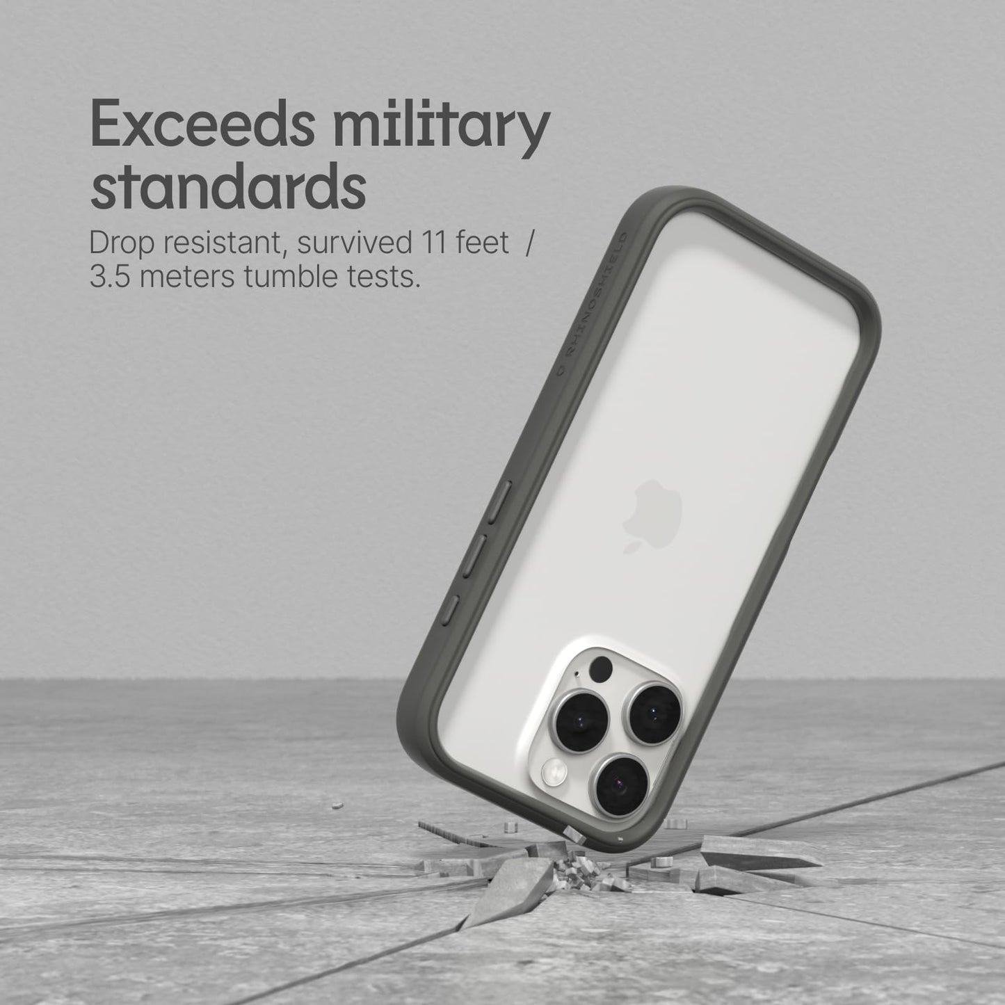 RhinoShield Mod NX Bumper Phone Case for iPhone 16 Pro Max Black