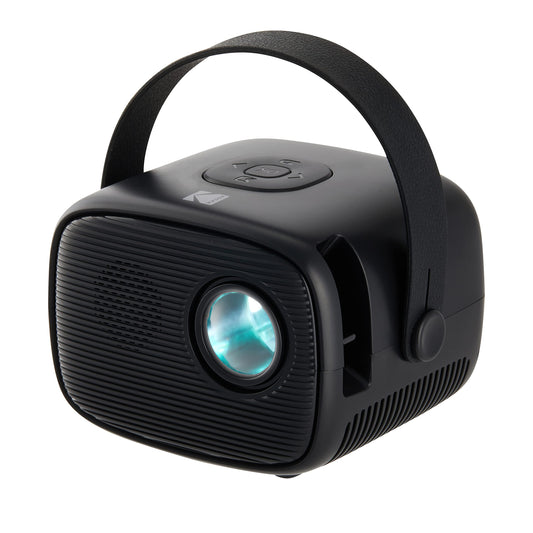 KODAK FLIK X2 Mini Pico Projector | Portable 100” Projector with Remote Control, Speakers & Carry Handle Plays Movies, TV & Games | Compatible