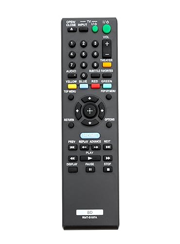 RMT-B107A Replaced Remote fit for Sony Blu-Ray Disc DVD Player BDP-BX37 BX57 BDP-S270 BDP-S370 BDP-S470 BDP-S570 148767311 RMT-B108A