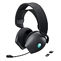 Alienware Tri-Mode Wireless Gaming Headset AW725H - Wired/Wireless, Bluetooth 5.3, Audio Output - 20 Hz, Mini-Phone (3.5mm), Battery Talk Time Up…