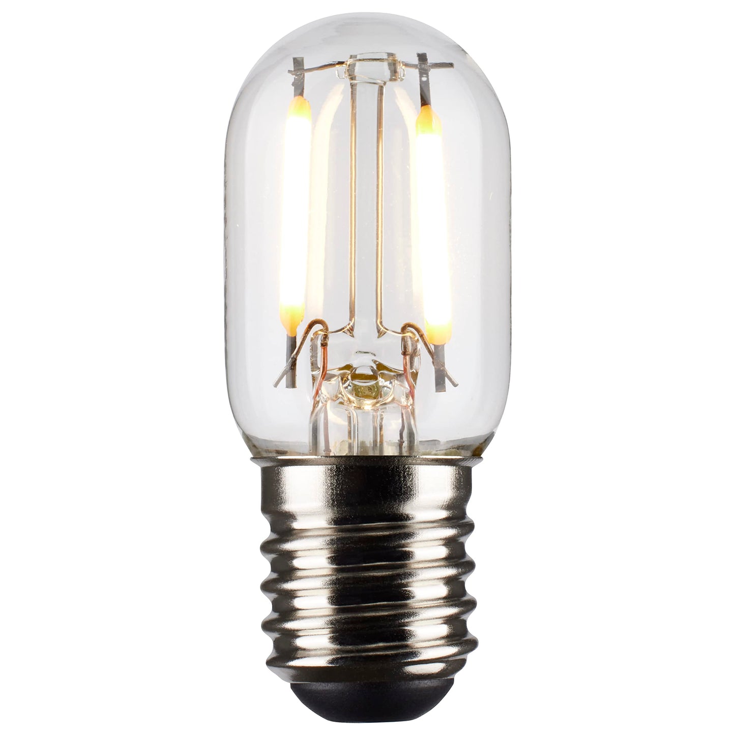 Satco 3-Watt LED E17 Light Bulb, 3000K, 15000 Hour Rating, Dimmable