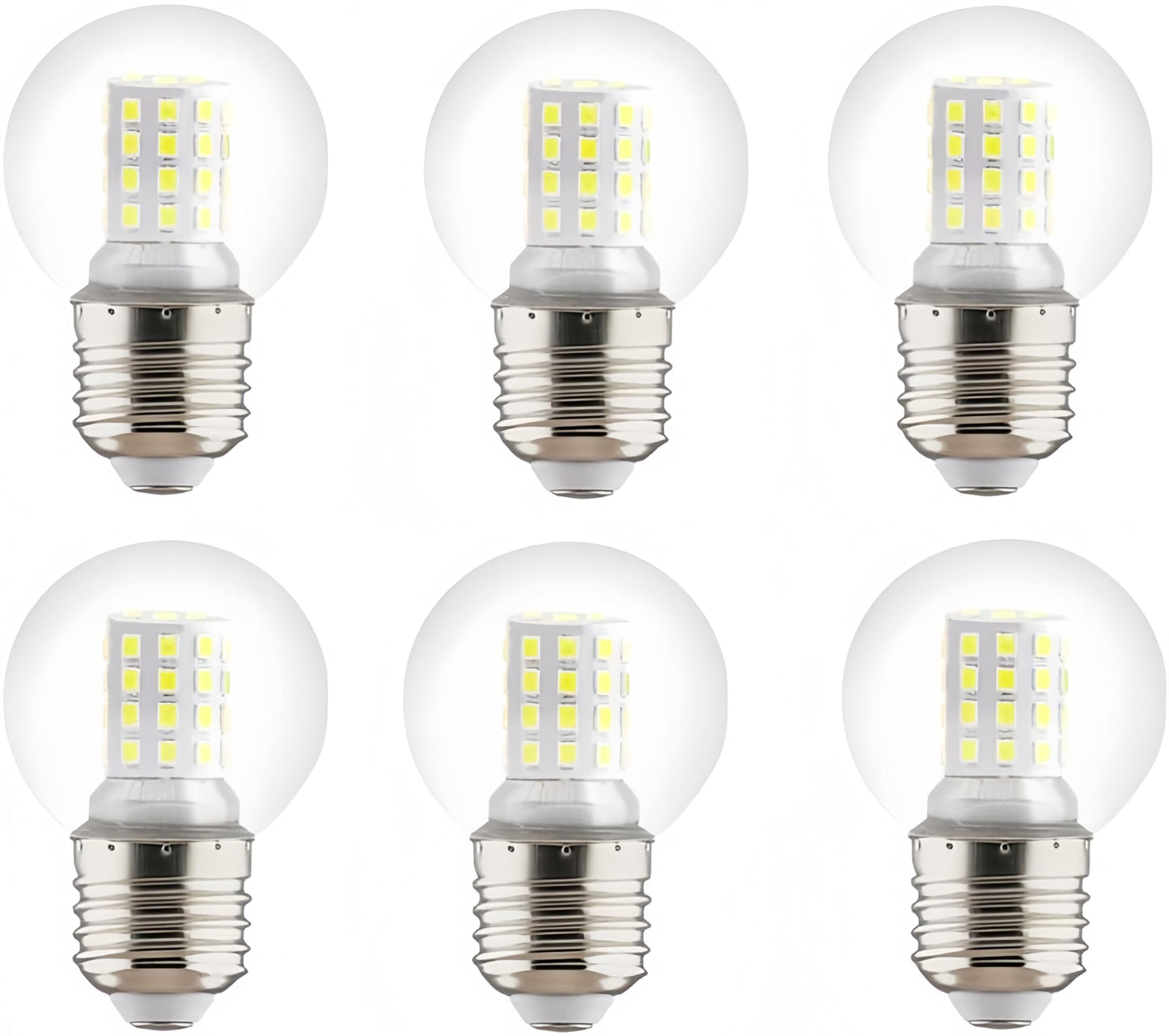 G45 LED Bulb G45 9W Mini Globe LED Bulb LED Candelabra Bulb for Ceiling Fan Decorative Lights, E26/E27 Medium Base,9W(60W