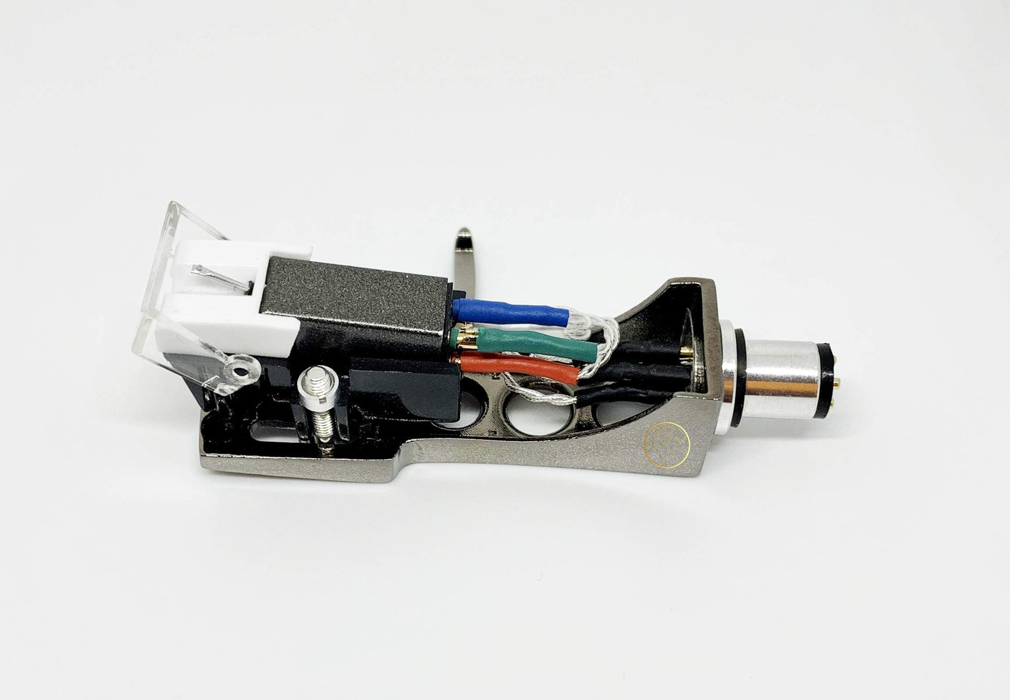 Cartridge and Stylus, needle and Titanium Headshell with mounting bolts for Stanton T55 usb, T52, STR820, T50, STR850, T120C, T90 USB, STR860